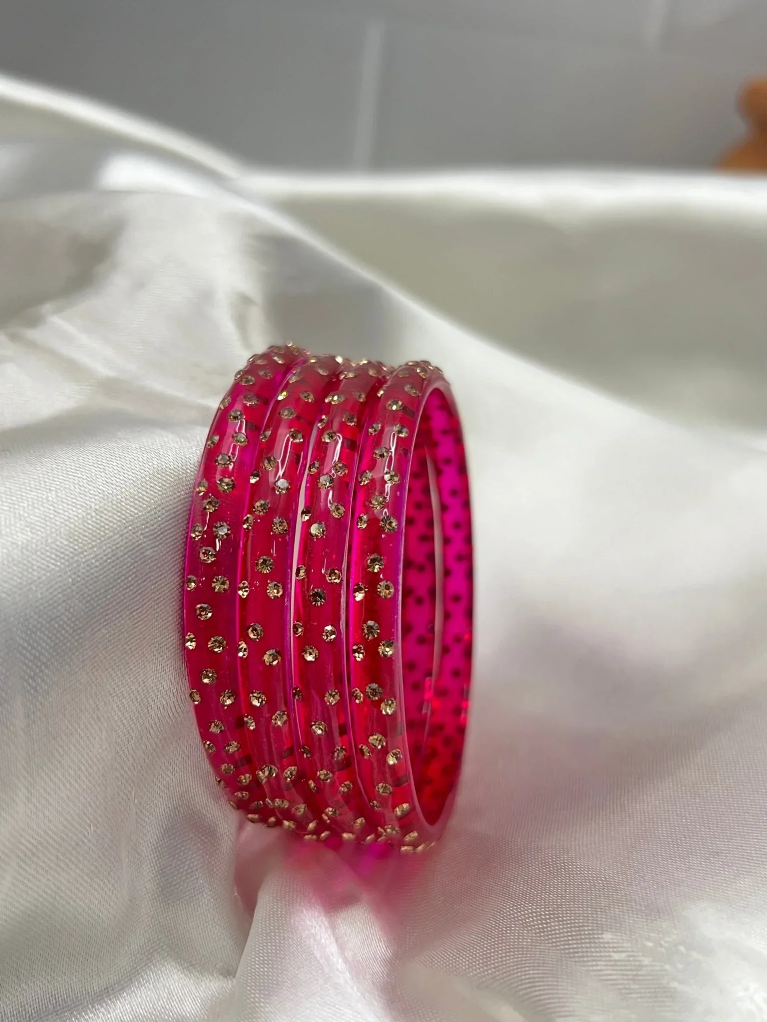 Kada Glass Bangle Design - Water Drop - Set of 4 - Image 17