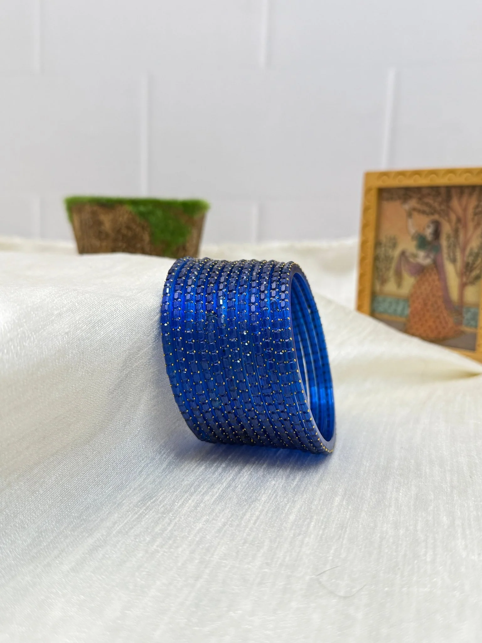 Luxurious Rain Drop Design New Glass Bangles Pro - 055 - Make your own box - Image 16