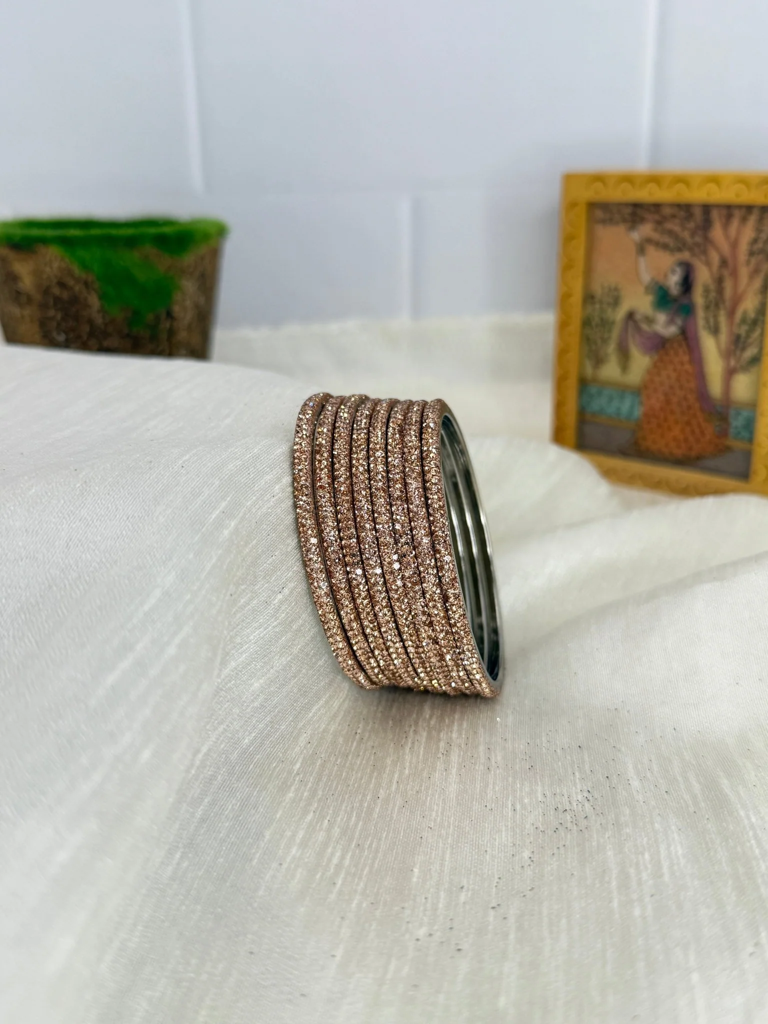 Luxurious Metal Bangle Design 005 (24 Colours) - Image 19