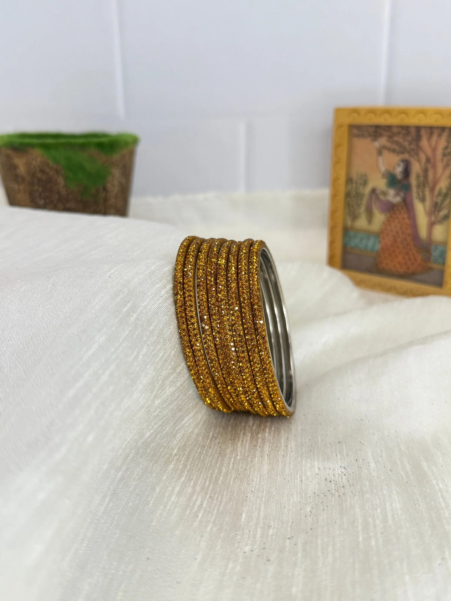 Luxurious Metal Bangle Design 005 (24 Colours) - Image 22