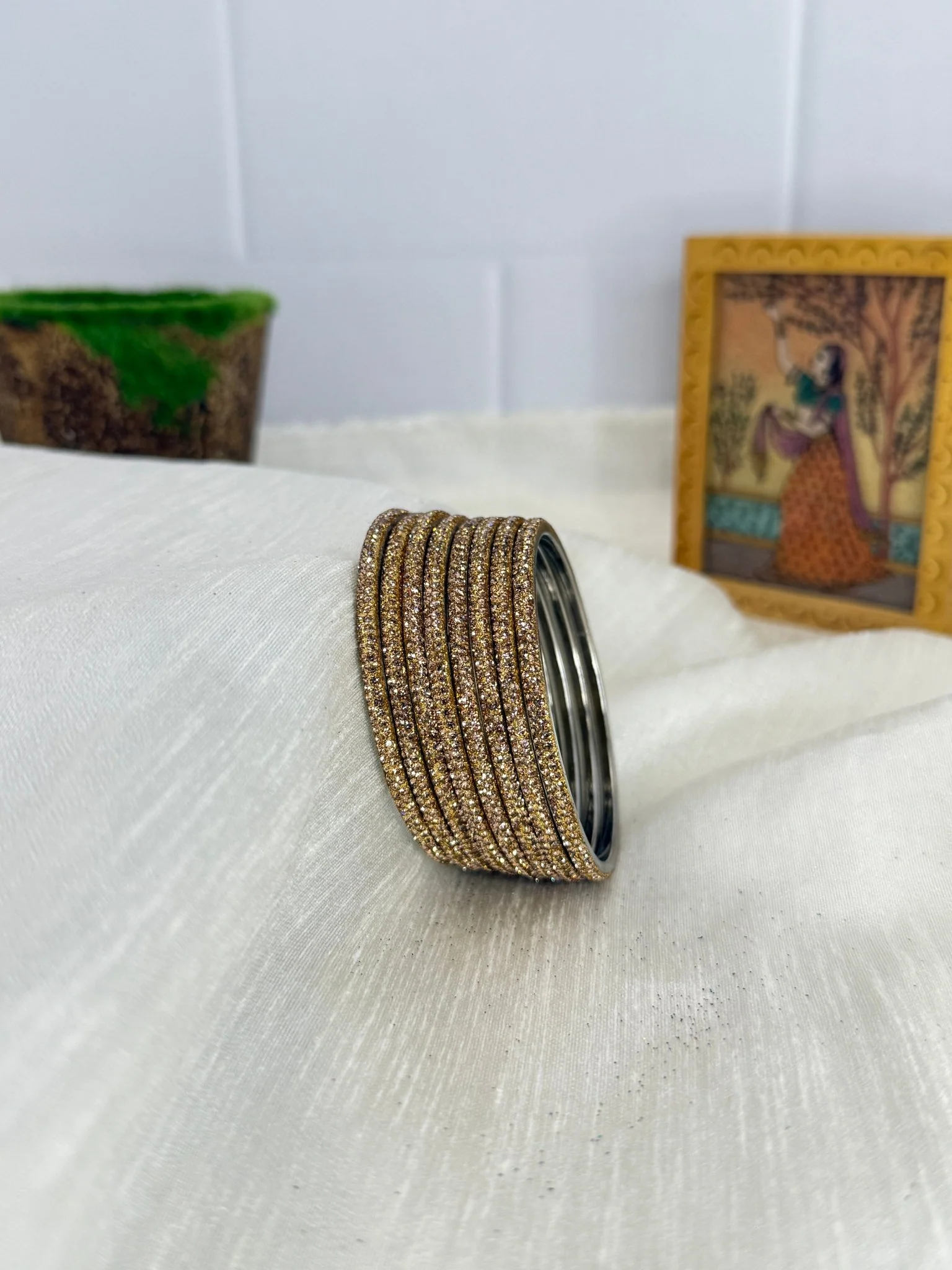 Luxurious Metal Bangle Design 005 (24 Colours) - Image 23