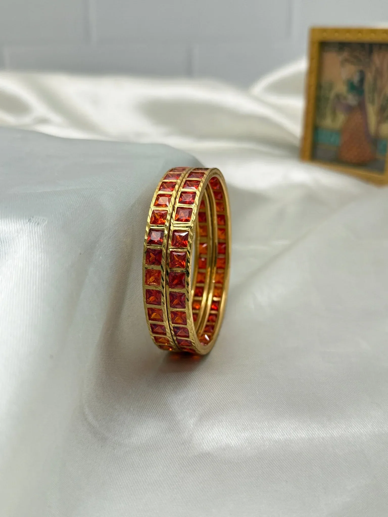 Stone Bangle Gold Design - Swarna Bangles - Image 13