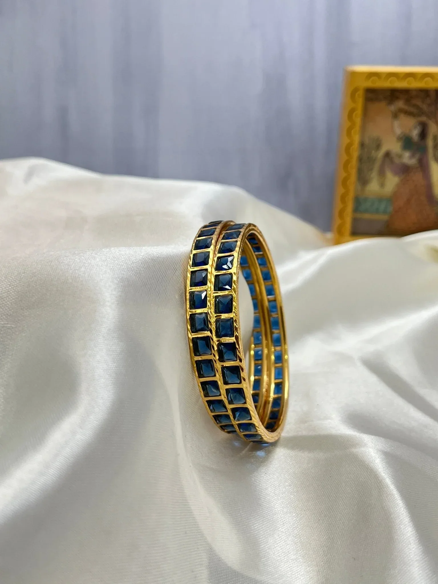 Stone Bangle Gold Design - Swarna Bangles - Image 9